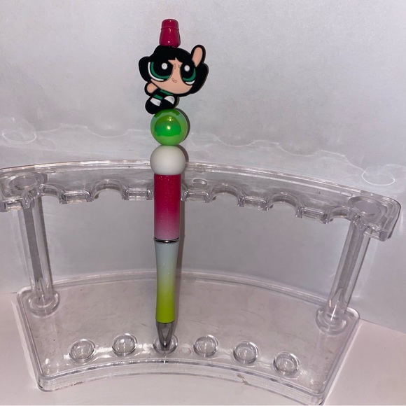 Beaded Focal Pen Power Puff Girl - Picture 6 of 6